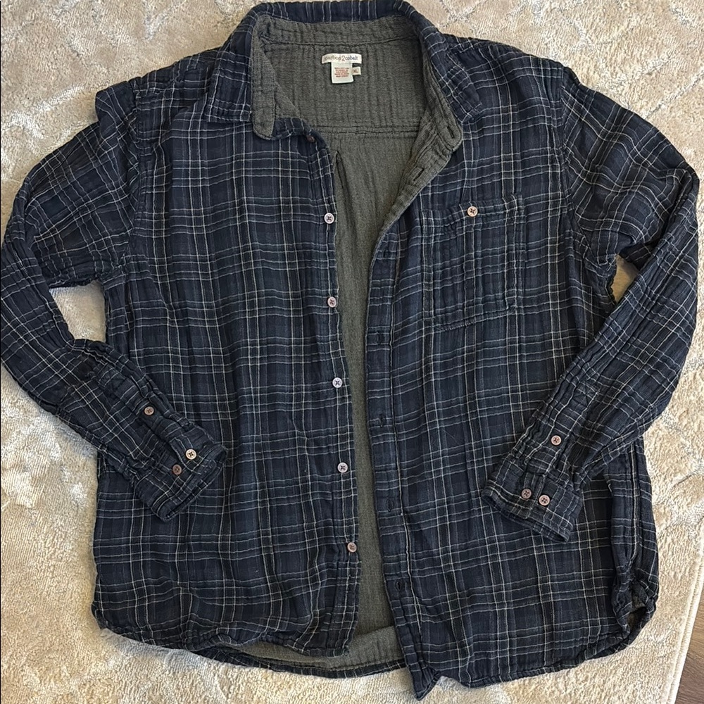 Carbon2Cobalt Plaid Shirt